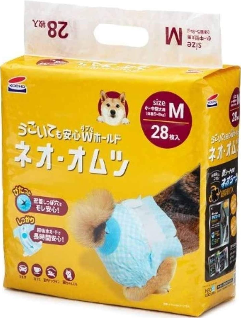 Amazon.co.jp: ネオ・ルーライフ ネオ・オムツ M 小・中型犬用 28枚